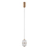 Lampa wisząca Alani złota LED 3000K Italux PND-34375-1-HBR