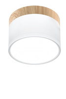 OPRAWA SUFITOWA TUBA 9W LED 4000K BIAŁY+DREWNIANY ŚR. 8,8 CM Candellux 2273648