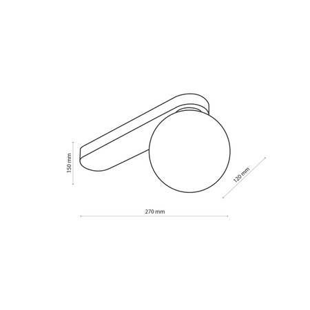 Lampa sufitowa BIANCA BLACK TK Lighting 5684