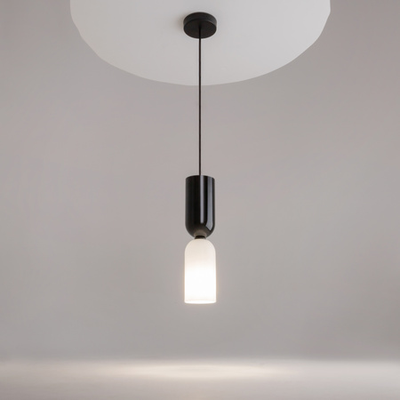 Lampa wisząca czarno-biała Memory MOD177PL-01B Maytoni