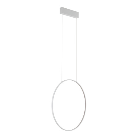 Lampa wisząca biały pionowy ring 60cm CIRCOLO LED M 3000K Nowodvorski 11605