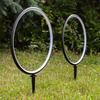 Lampa solarna dwa ringi wbijane w ziemie z panelem solarnym Rings 2x1,5W 2x25lm 3000K Eko-Light EKO2360