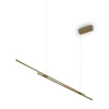 Mosiężna lampa wisząca liniowa LED Halo MOD005PL-L48BSK Maytoni