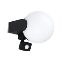 Kinkiet ogrodowy z czujnikiem ruchu RUBIO kulka Eglo 99573