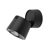 Czarna oprawa natynkowa ruchoma tuba wybór barwy światła KYOTO BLACK CCT 7W Tk Lighting 18152