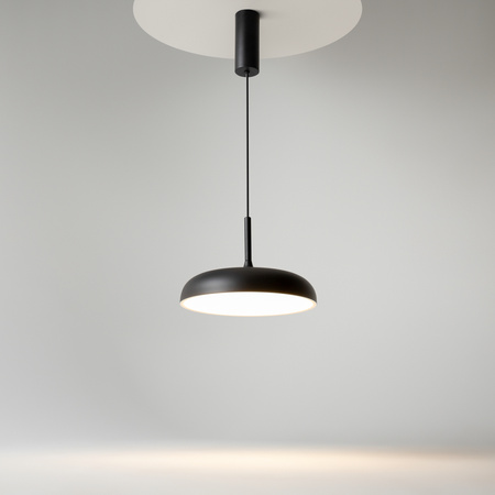 Pojedyńcza czarna lampa wisząca 30cm LED 3000K Gerhard MOD189PL-L12B3K1 Maytoni