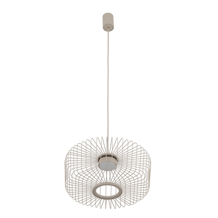 Beżowa lampa wisząca druciana cylindryczna na żarówkę GX53 KENAI C Nowodvorski 12226