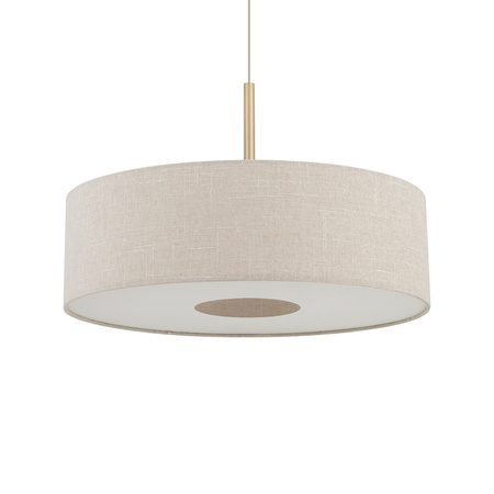 Lampa wisząca do sypialni z kremowym kloszem 65cm SANTANA  L Nowodvorski 11653