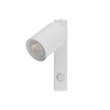 Kierunkowy kinkiet w kolorze białym z wbudowanym przełącznikiem NEX WHITE 1XGU10 Tk Lighting 11365