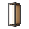 Kinkiet ogrodowy LED nowoczesny czarny prostokątny IP54 LED 3000K Expo O480WL-L12B3K Maytoni