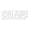 Kinkiet NEON napis ON AIR LED Zuma Line FM-WN46