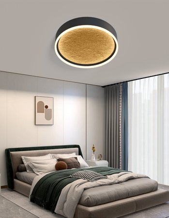 Plafon Bordeaux złoty 40cm Aviano Lighting 9002-104M 