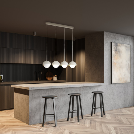 BONO BEIGE LAMPA WISZĄCA 4 LISTWA TK Lighting 10213