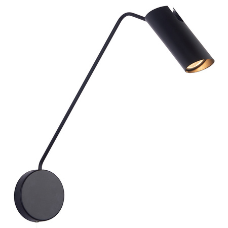 Kinkiet z wysięgnikiem Futuro czarny 1xGU10 Light Prestige LP-17001/1WL BK