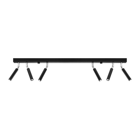 Plafon EYETECH 6 czarny Sollux SL.0901