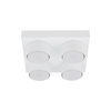 Kwadratowa biała lampa sufitowa 23cm BRIX WHITE 4XGX53 Tk Lighting 11296