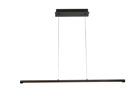 Czarna lampa wisząca liniowa ALAMO PENDANT 90 3-STEP DIMM BK AZZARDO AZ5764