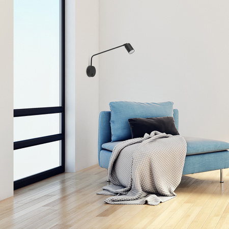 Czarny kinkiet na wysięgniku NEX BLACK 1XGU10 Tk Lighting 11361