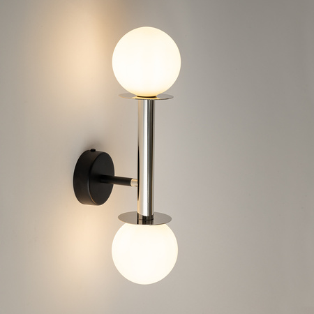 DAISY 2 kinkiet srebrny/biały Sigma 40768