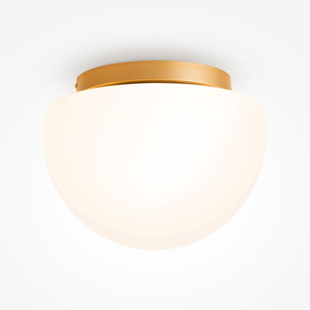 Szklana lampa sufitowa z białym kloszem 31,5cm 1xE27 Glassy MOD270CL-01G Maytoni