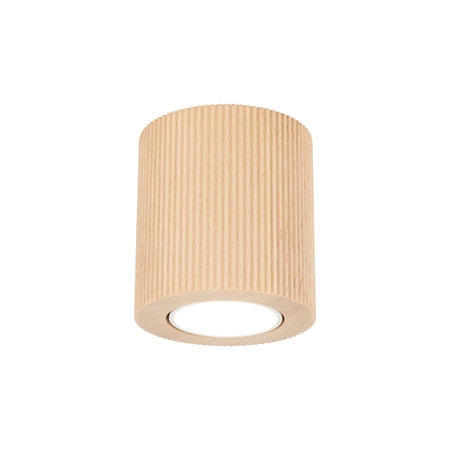 Oprawa sufitowa ryflowana drewniana tuba EVE CORTE WOOD 1xGU10 Tk Lighting 11442