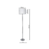 Lampa stojąca Casino 1xE27 Biały / Chrom Milagro ML6376