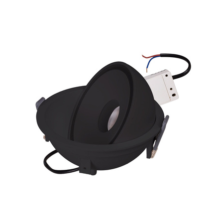 Oprawa wpuszczana MAXLIGHT H0140 LAMPA WPUSTOWA VECTOR 10W CZARNA