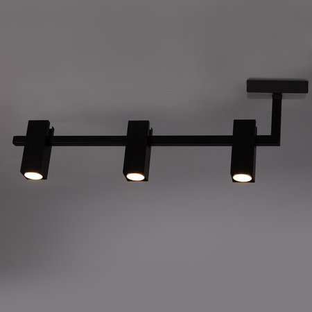 Plafon lampa sufitowa TOP 3 czarny Sigma 41020