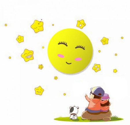 Kinkiet, Lampka dziecięca SUN 0,6W LED Milagro ML062