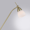 Lampa podłogowa matowy mosiądz z giętkim ramieniem i szklanym kloszem na dotyk PINO 1xG9 Paul Neuhaus 400-60