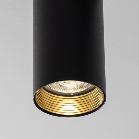 Mała tuba natynkowa AMIS BLACK DOWNLIGHT 1xGU10 Tk Lighting 10718