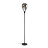 Lampa podłogowa czarna z dymionym szklanym kloszem DENSO 20 1xG9 Candellux Studio 51-51141
