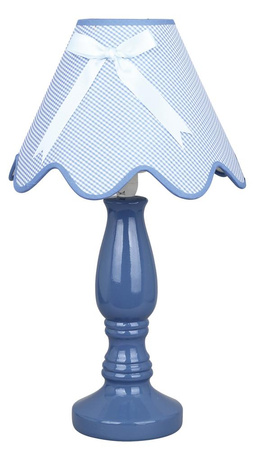 LOLA LAMPKA GABINETOWA 1X40W E14 NIEBIESKA Candellux 41-04710