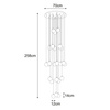 Monochromatyczna lampa wisząca na antresole z kloszami-kulami ASPEN Kaja Lighting KP-33