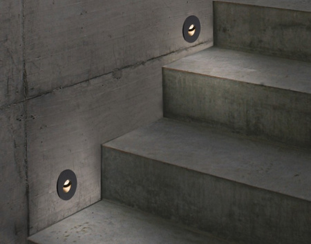 Oprawa lampa schodowa wpust OIA LED BLACK Nowodvorski 9102