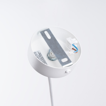 Lampa wisząca BRINA 1 biała Sollux SL.1331