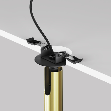 Oprawa sufitowa podtynkowa ruchoma tuba LED 3000K Focus T C141RS-L125-6W3K-BBS Maytoni