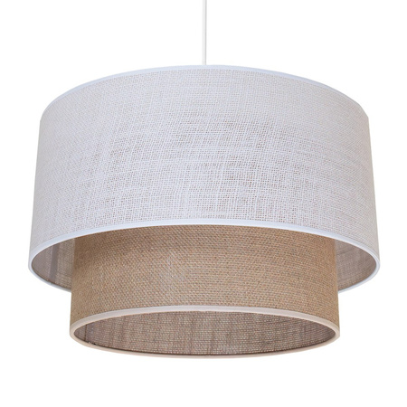 Lampa wisząca BUENO jasny + natura 1xE27 Milagro MLP1826