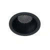 Czarna okrągła oprawa podtynkowa TINO R 15W CCT SWITCH BK Azzardo AZ7021