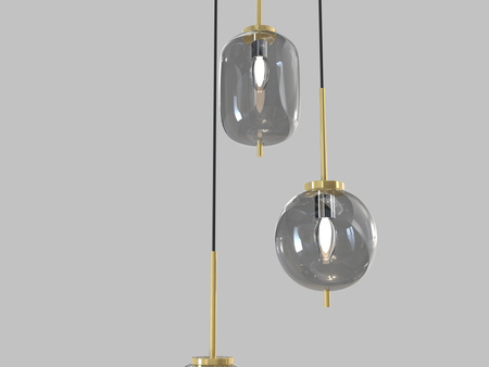 Lampa wisząca potrójna BELLEVILLE Wofi Premium 5007-302