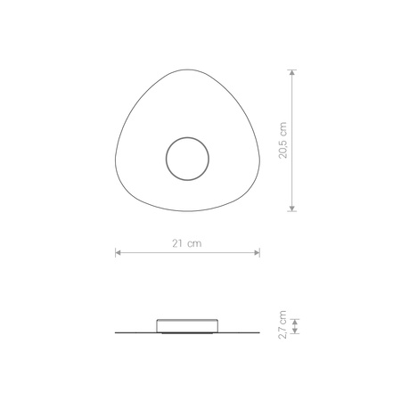 Lampa sufitowa ORGANIC Nowodvorski 8303 8305 - kolor do wyboru