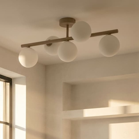 Klasyczna lampa sufitowa z kloszami do salonu ARDI Kaja Lighting K-5857