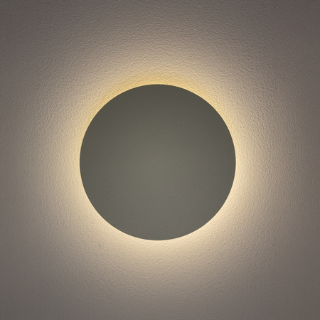 Kinkiet LED metalowe koło 15cm w kolorze szałwiowym podświetlające ściane RING LED S 3000KNowodvorski 12663