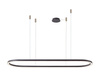 Lampa wisząca czarna ELENA 120 LED AZzardo AZ5055