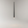 Pojedyńcza lampa wisząca czarny smukły sopel LED Cascade MOD132PL-L6BK Maytoni