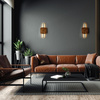 Kinkiet drewniany podświetlający ściane SELVA M ORZECH LED 3000K Tk Lighting 11435