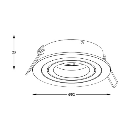 Spot CHUCK GU10 Zuma Line ARGU10-039-N