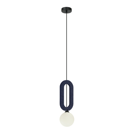 Lampa wisząca Masso niebieska 1xG9 Italux PND-59839-1-BLU