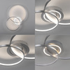 Lampa sufitowa dwa ringi z dodatkowym podświetleniem na podstawie ASMINA LED 3000K  14540-95