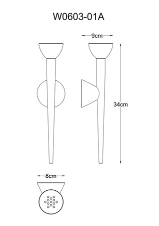 Kinkiet BOSTON LED Zuma Line W0603-01A-F7B1